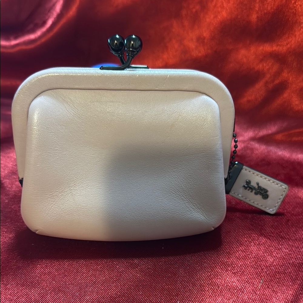 Coach Cream Leather Women's Bag